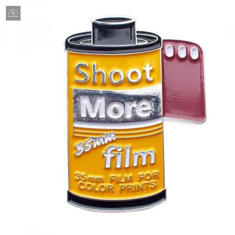 SHOOT MORE FILM (enamel pin)